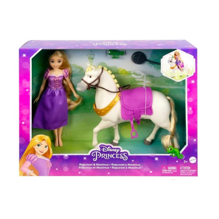 PRINCESS RAPUNZEL E CAVALLO MAXIMUS HLW2