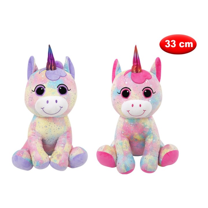 PELUCHE UNICORNO GLAMMY 33CM
