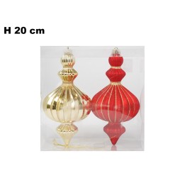 SET 2 PALLINE NATALIZIE 20 CM