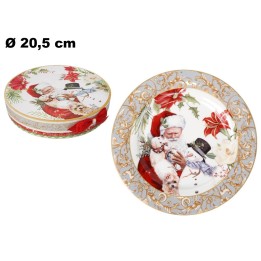 SET 2 PIATTI 20,5 CM DECORATIVO NAT