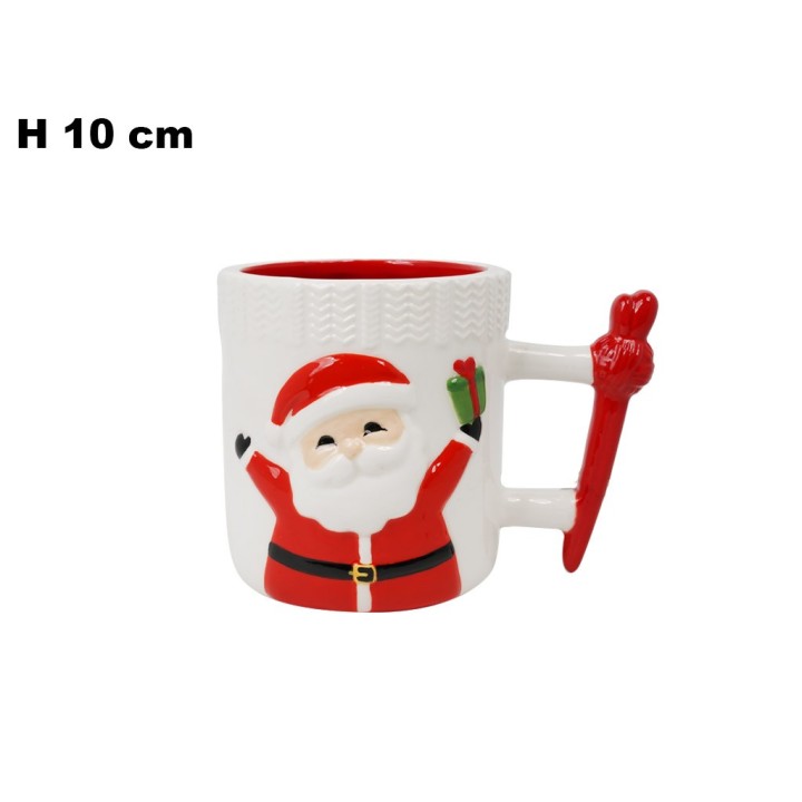 TAZZA CON BABBO NATALE DECORATIVA NATAL