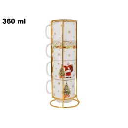 SET 4 TAZZE DECORATIVE NATALIZIE