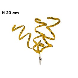 RAMO DORATO NATALIZIO 23 CM