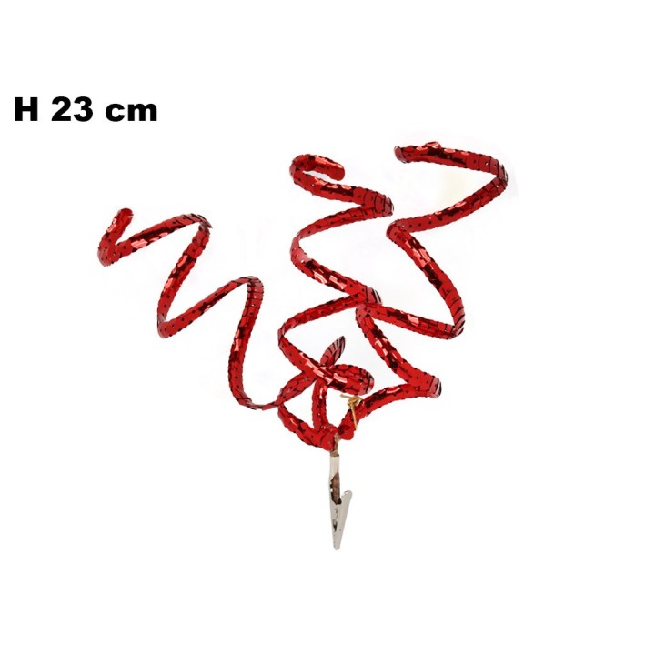 RAMO ROSSO NATALIZIO 23 CM