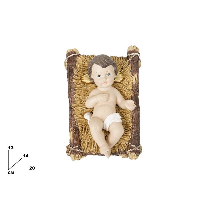 GESU' BAMBINO CON CULLA 13CM