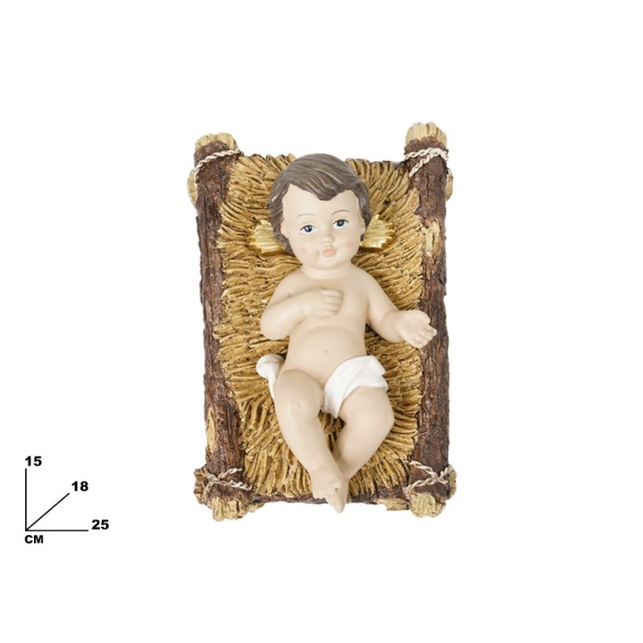 GESU' BAMBINO CON CULLA 15.50 CM