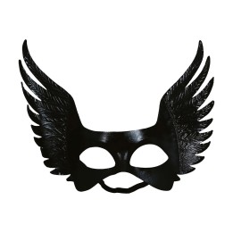 MASCHERA NERA CON ALI