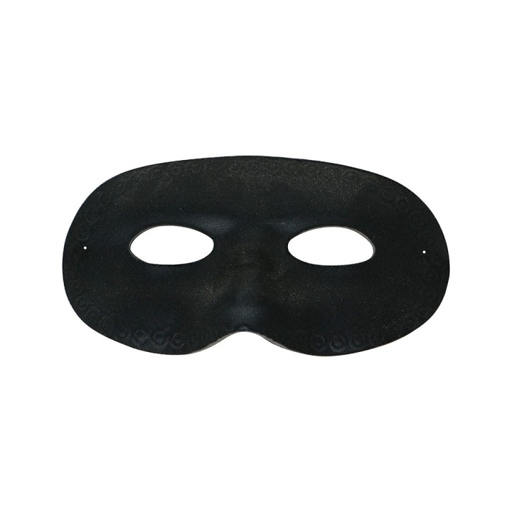 MASCHERA SETA NERA COLOMBINA