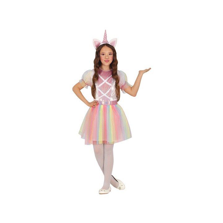COSTUME RAINBOW UNICORN 7-9 ANNI