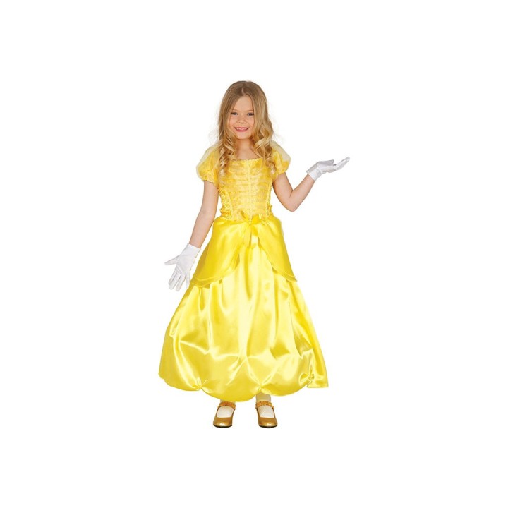 COSTUME PRINCIPESSA GIALLA 5-6 ANNI