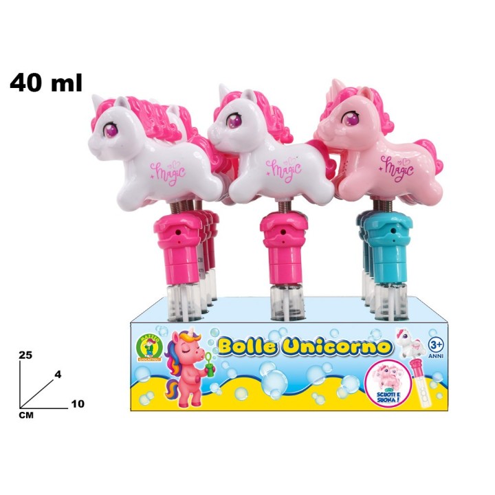 DB BACCHETTA BOLLE UNICORNO CON SUONO
