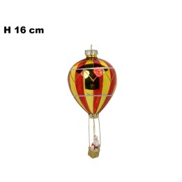 SFERA NATALIZIA DI VETRO 8*16 CM