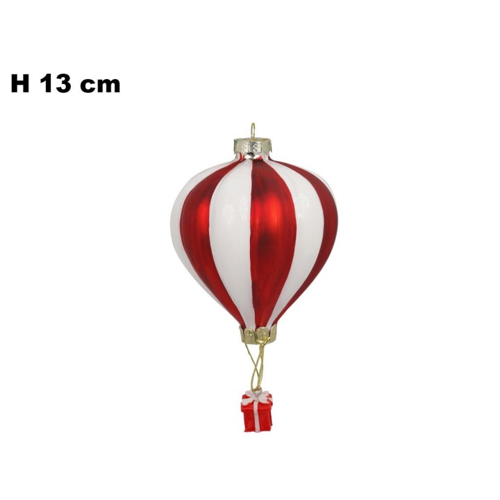 MONGOLFIERA DI VETRO 7*13.5 CM