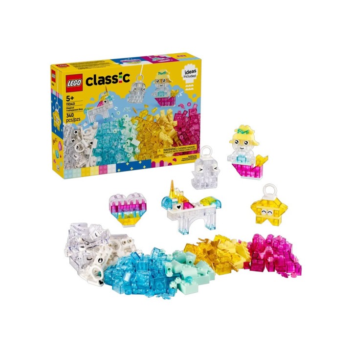 LEGO CLASSIC SCATOLA MAGICA TRASPARENTE