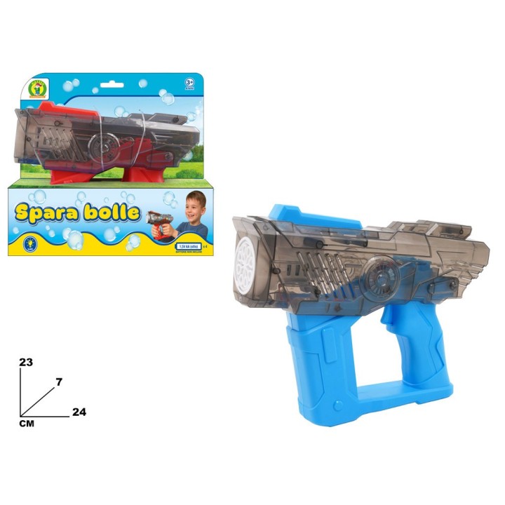 PISTOLA SPARA BOLLE CON LUCI