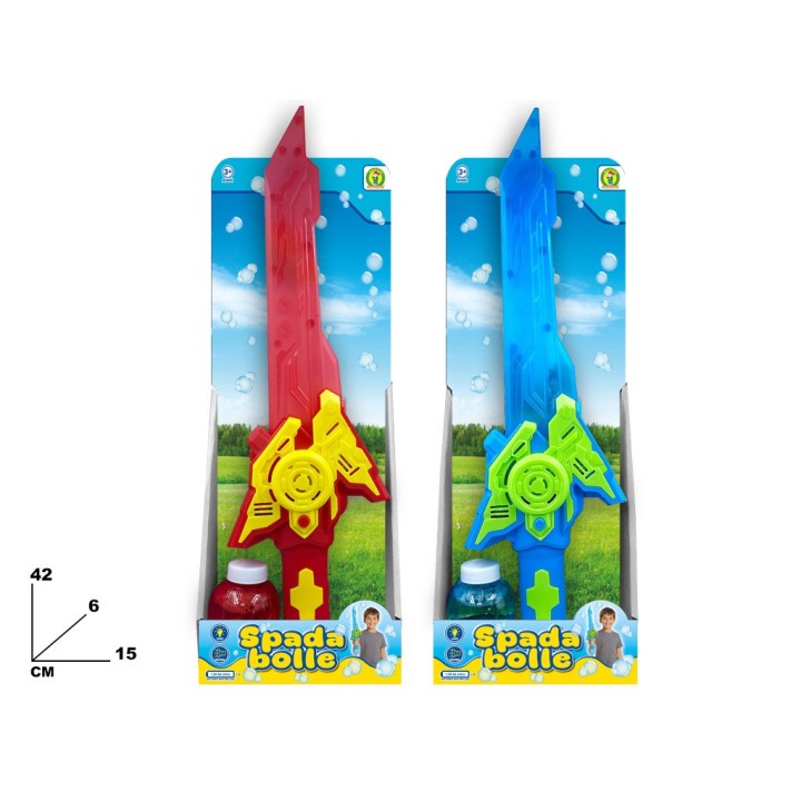 SPADA BOLLE DI SAPONE CON LUCI E SUONI