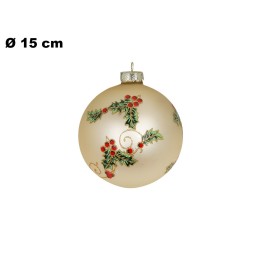 SFERA NATALIZIA 15 CM CON LED