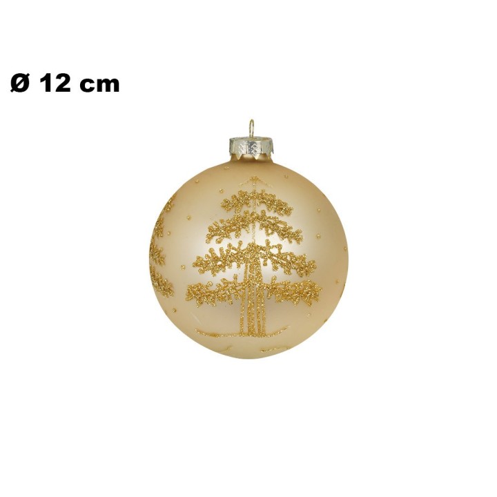 SFERA NATALIZIA 12 CM CON LED