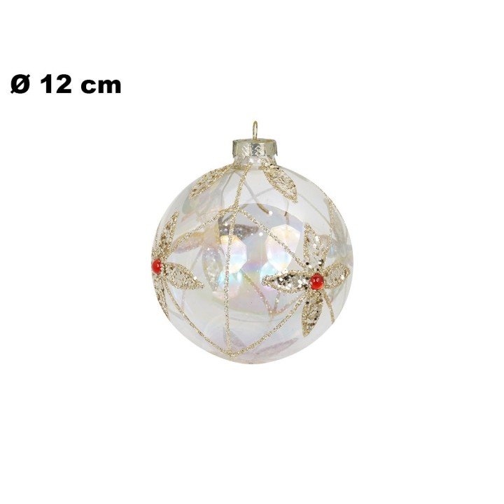 SFERA NATALIZIA 12 CM CON LED