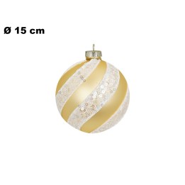 SFERA NATALIZIA 15 CM CON LED