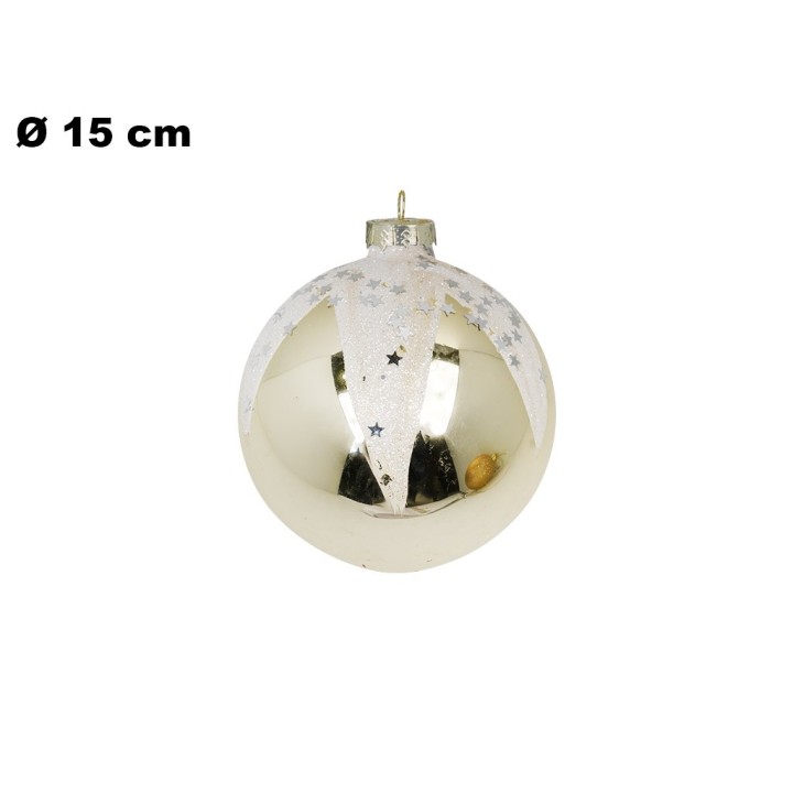 SFERA NATALIZIA 15CM CON LED