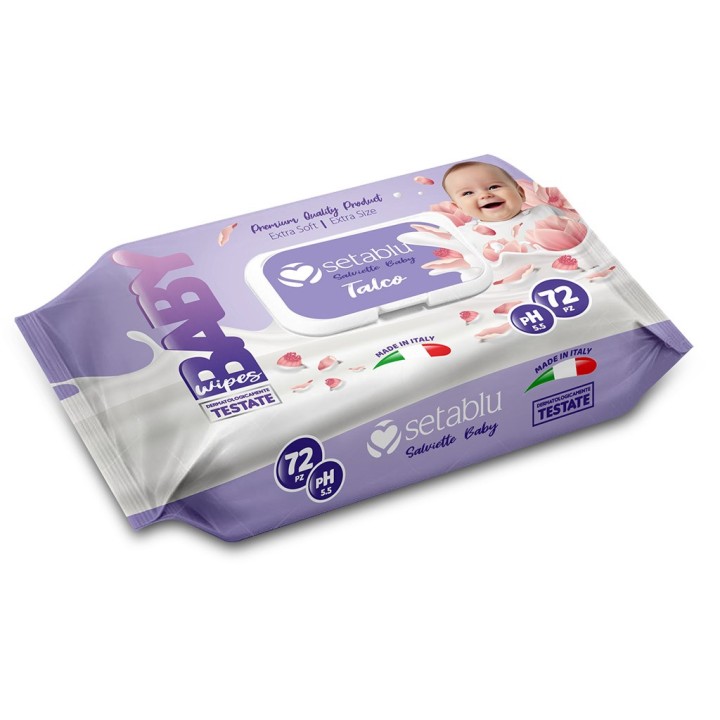SALVIETTE BABY TALCO 72PZ