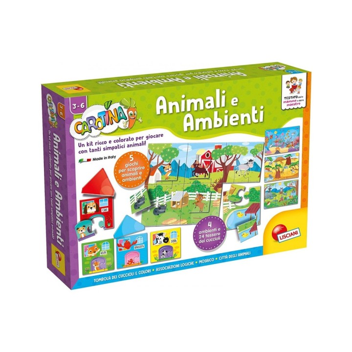 CAROTINA MAXI ANIMALI E AMBIENTI