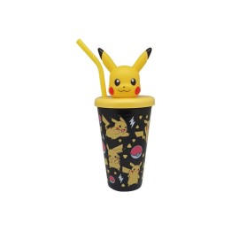 BICCHIERE CON CANNUCCIA POKEMON PK00028