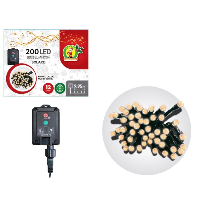 SERIE 200 LED LUCE CALDA CON PANN. SOL.