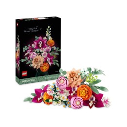 LEGO BOTANICALS BOUQUET FIORI ROSA 10342
