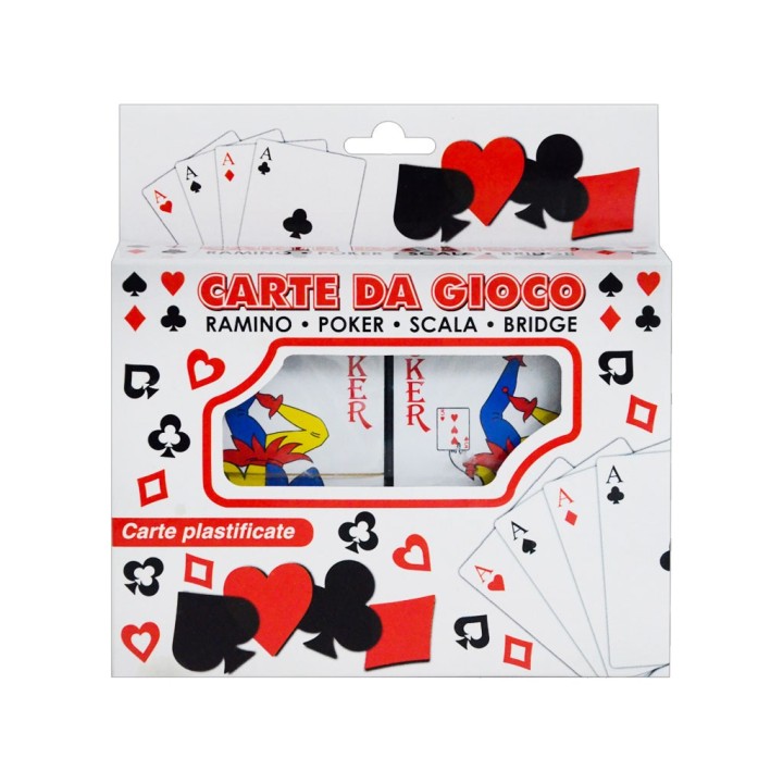 CARTE DA GIOCO RAMINO CON CUSTODIA