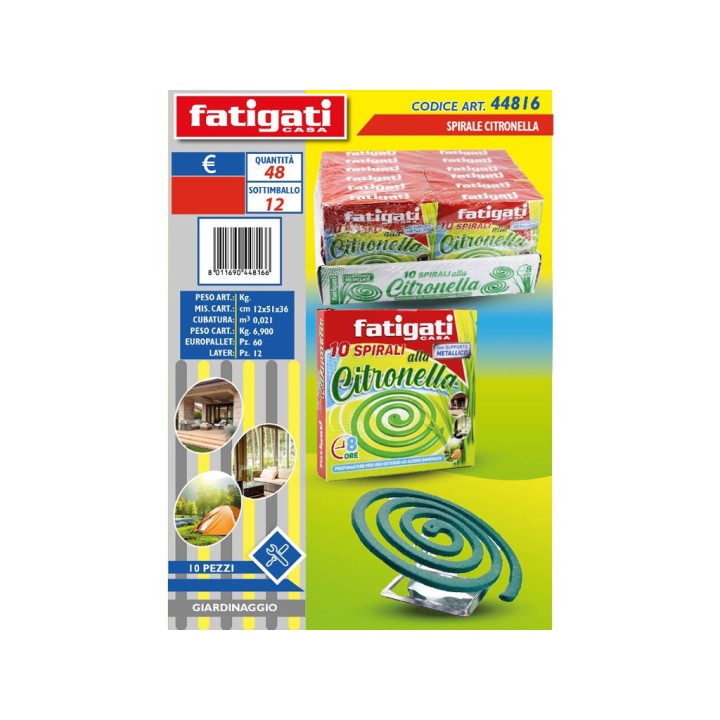 SPIRALE CITRONELLA 44816