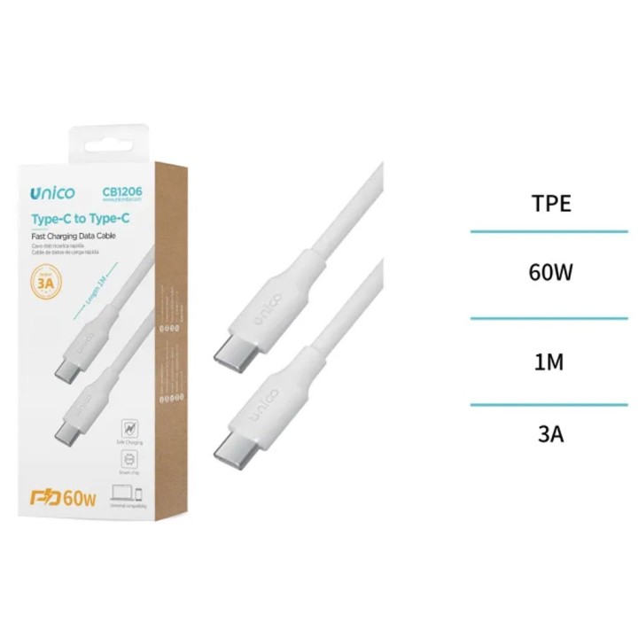 CAVO RIC.RAPIDA C-C 3A 60W 1M CB1206