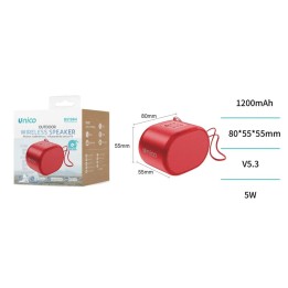ALTOPARLANTE BLUETOOTH 5W BS1984 ROSSO