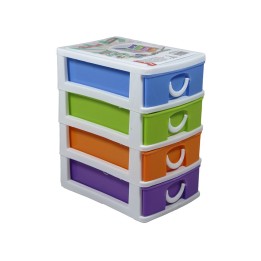 CASSETTIERA PLASTICA 4 CASSETTI
