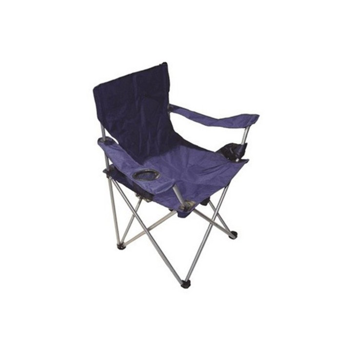 SEDIA PIEGHEVOLE CAMPING BLU 51X51X83CM
