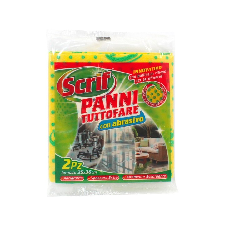 PANNI C/ABRAS. TUTTOFARE 2PZ