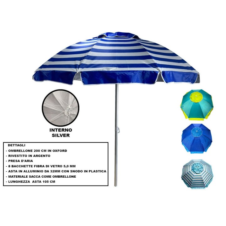 OMBRELLONE PORTOFINO OXFORD CM 200