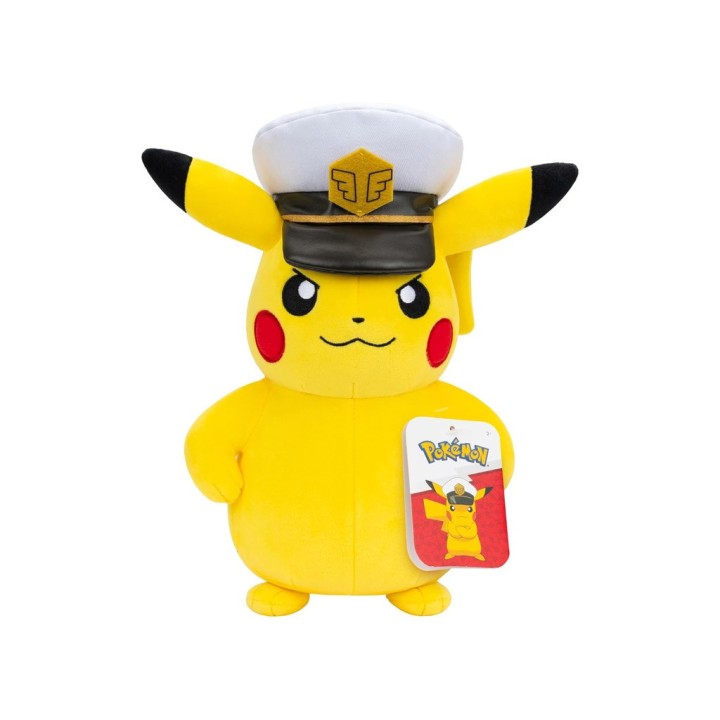 POKEMON PELUCHE CAPITAN PIKACHU 20CM
