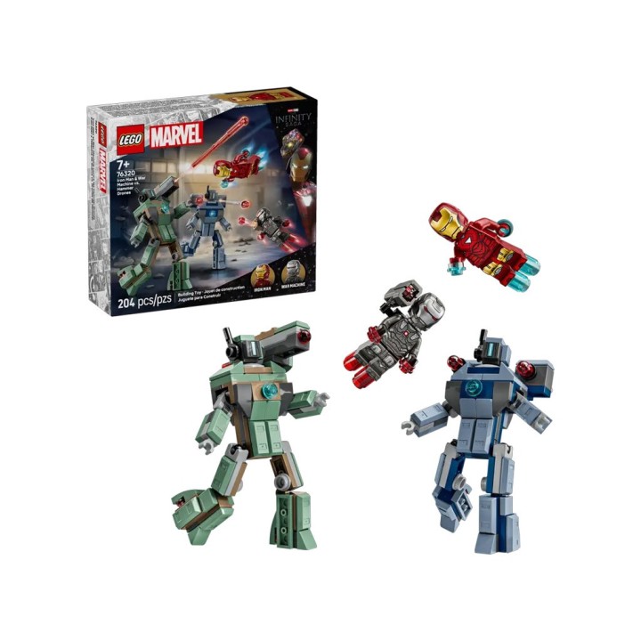 LEGO S.HEROES IRON MAN CONTRO I DRONI 76