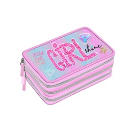 ASTUCCIO 3ZIP PLAYTOY GLITTER 1004P3275