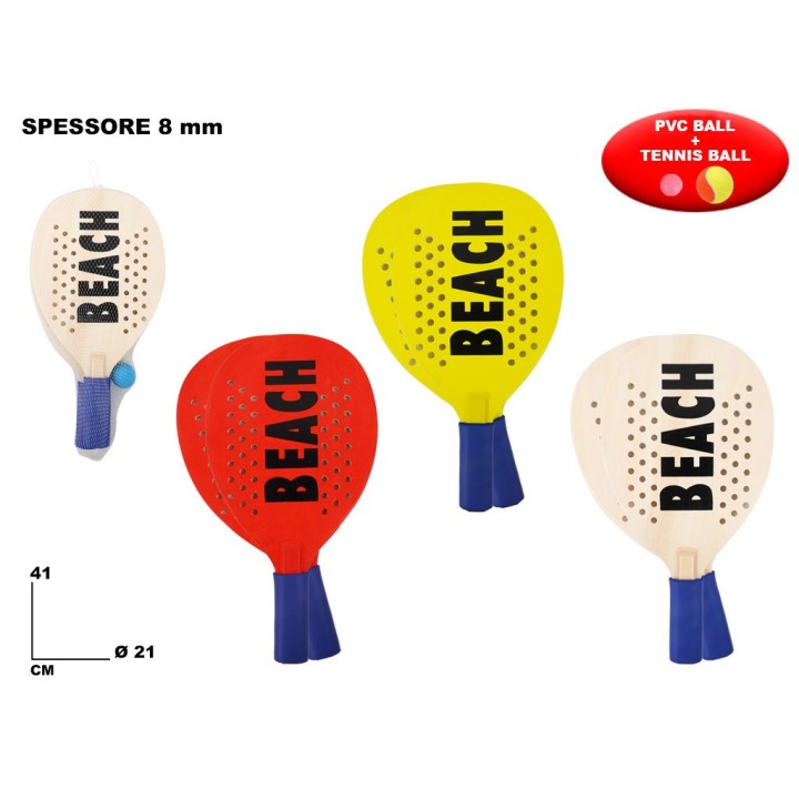 RACCHETTONI LEGNO FORATO BEACH