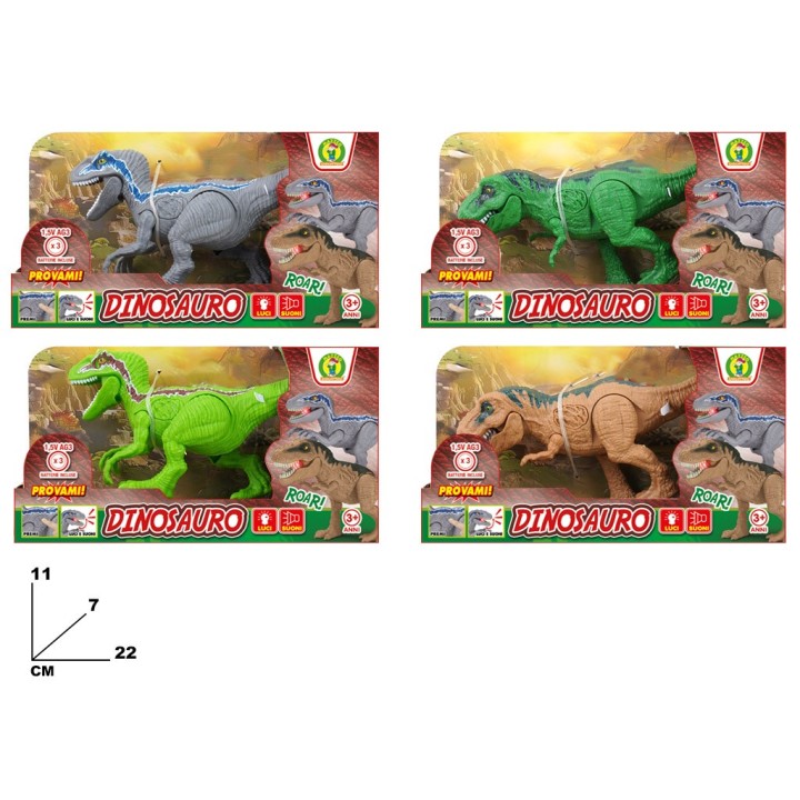 DINOSAURO CON LUCI E SUONI