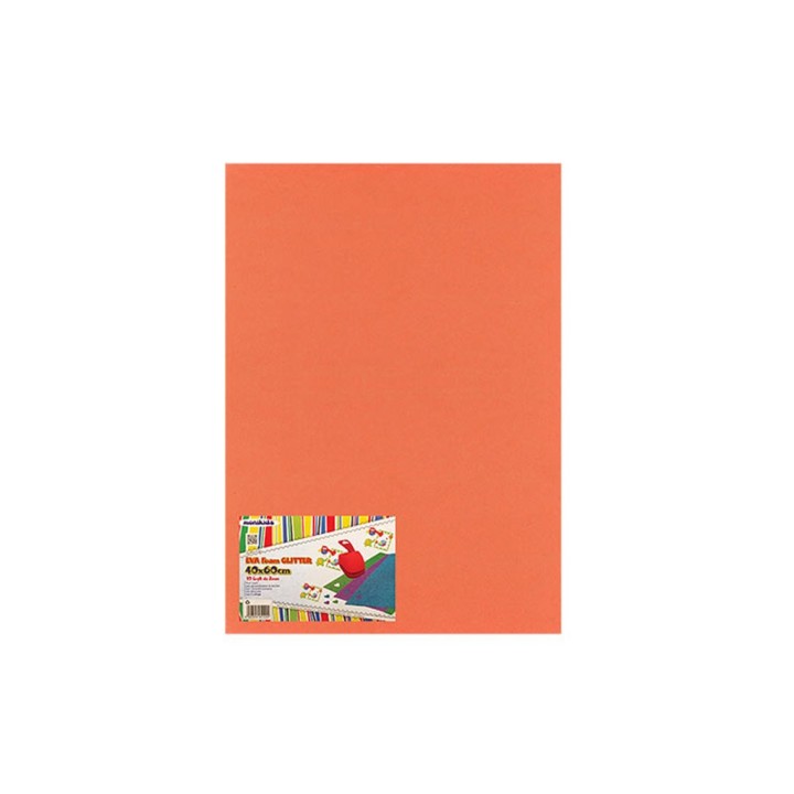 FOGLIO GOMMA EVA 40X60CM 2MM ARANCIO
