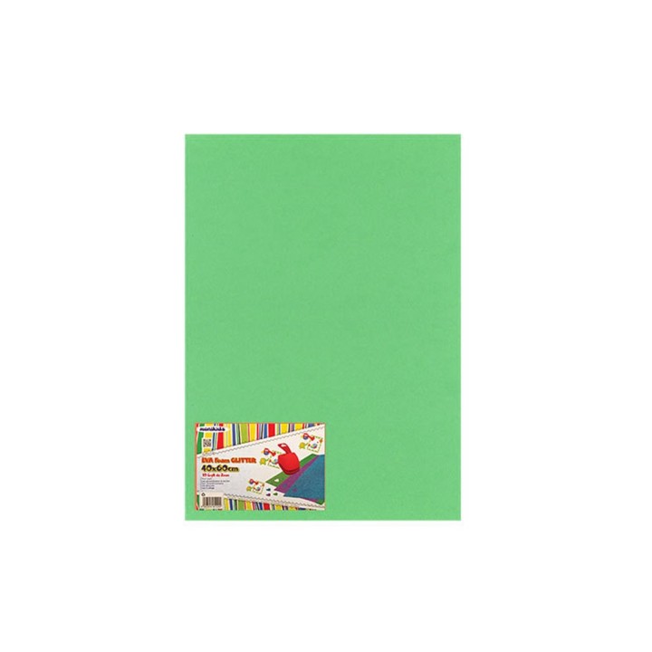 FOGLIO GOMMA EVA 40X60CM 2MM VERDE