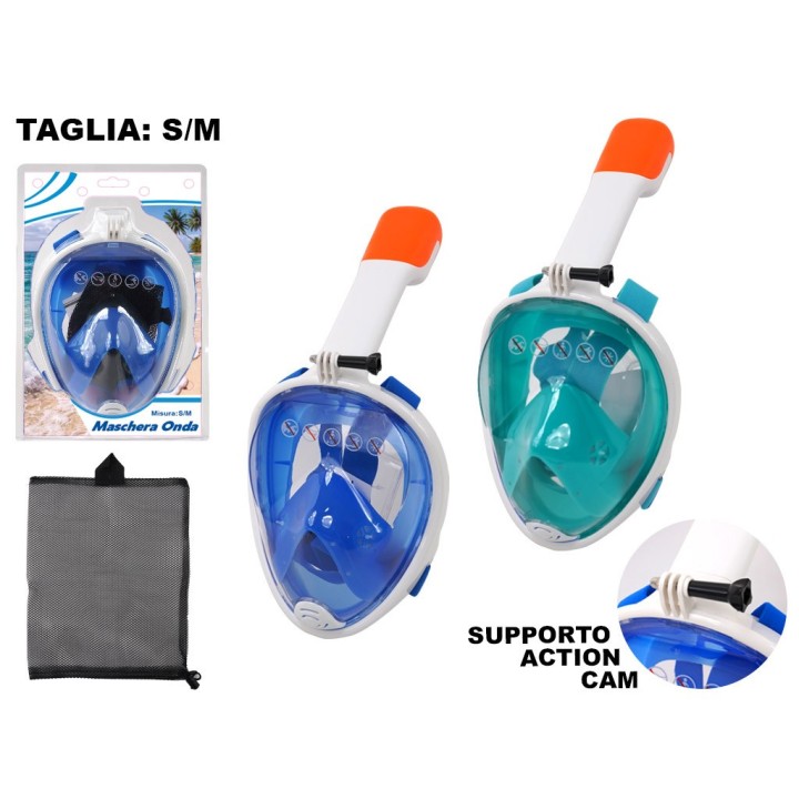 MASCHERA ONDA S/M CON SACCA