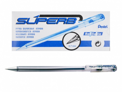 PENNA SFERA SUPERB 0.7MM BLU BK77-C