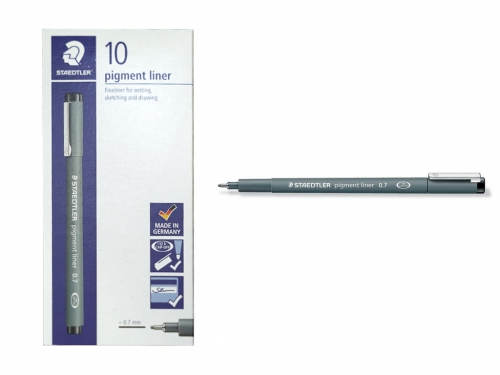 STAEDTLER FINELINER PIGMENT 0,7MM NERO