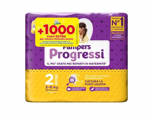 PAMPERS PROGRESSI MINI TG.2