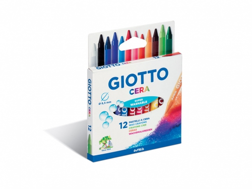 GIOTTO 12 PASTELLI A CERA 281200
